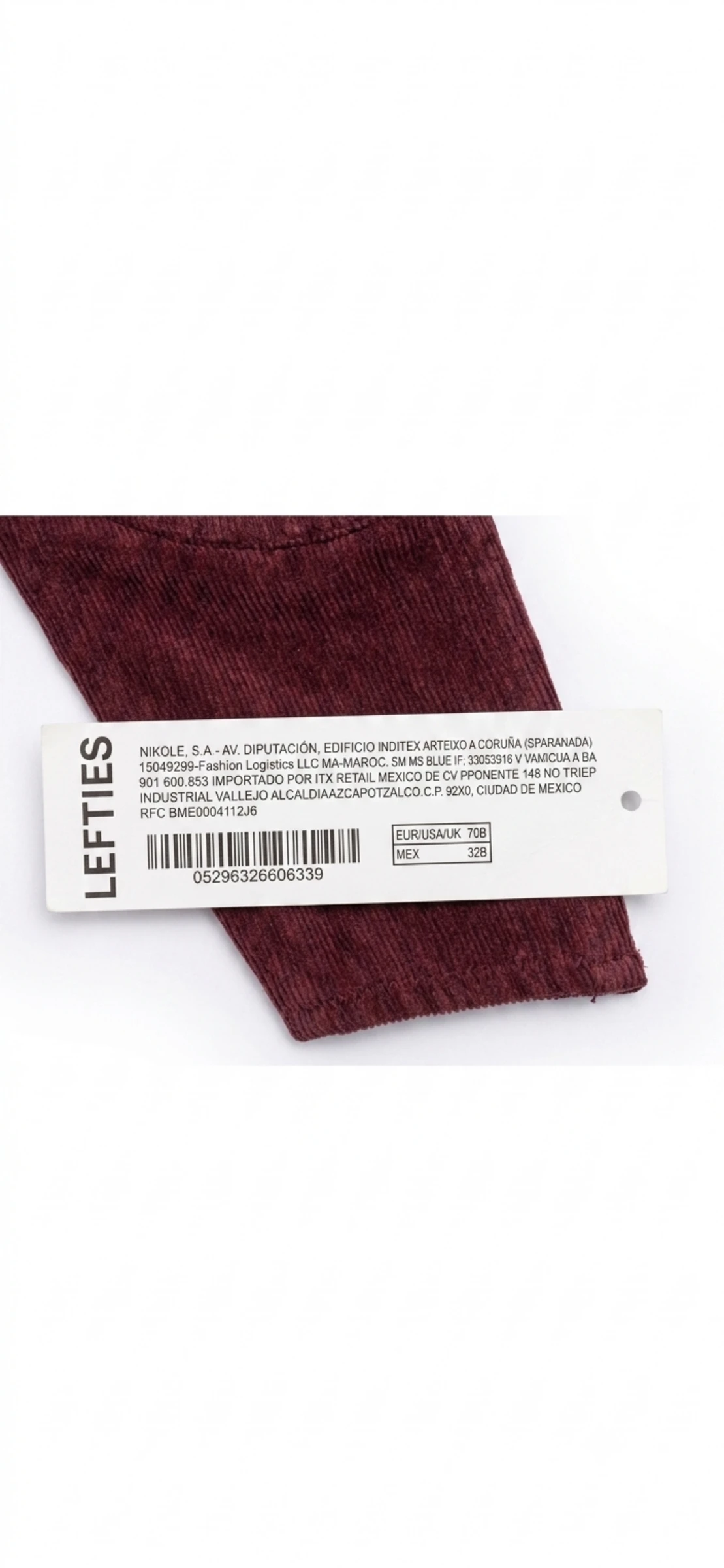Burgundy satijnen korset top – photo 3